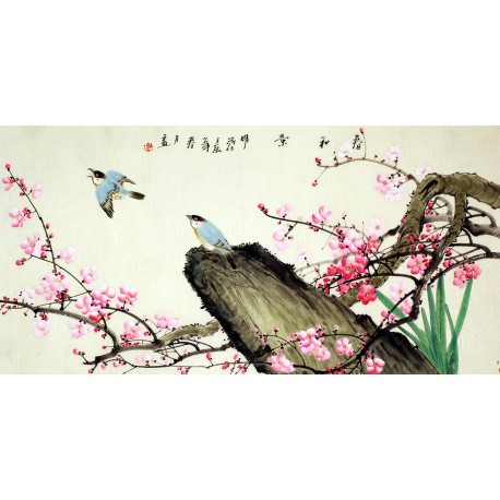 Chinese Flowers&Trees Painting - CNAG008931