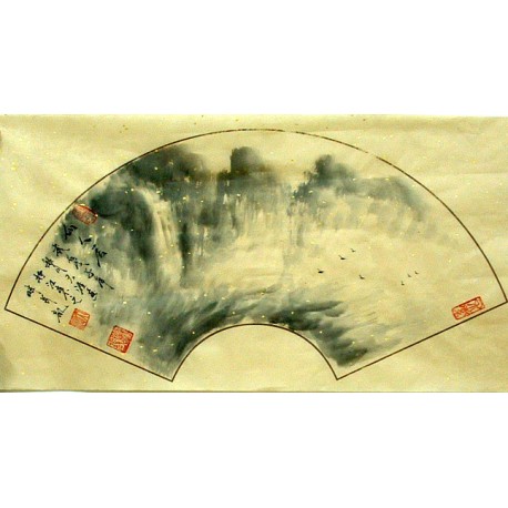 Chinese Landscape Painting - CNAG008939