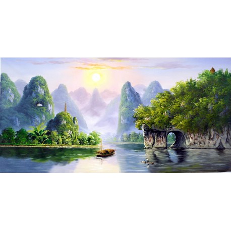 Chinese Landscape Painting - CNAG009029