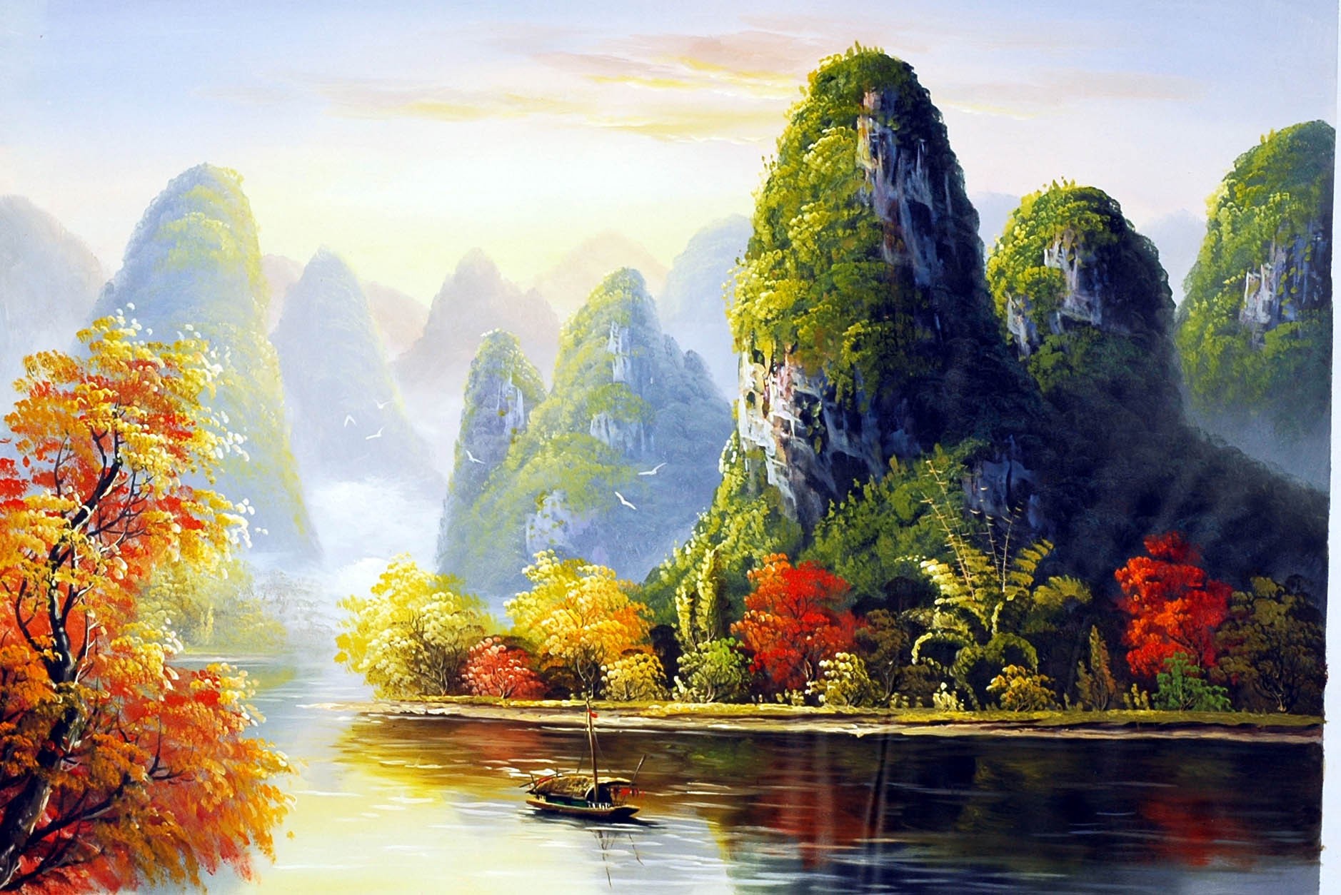 Chinese Landscape Painting - CNAG009031