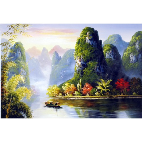 Chinese Landscape Painting - CNAG009033