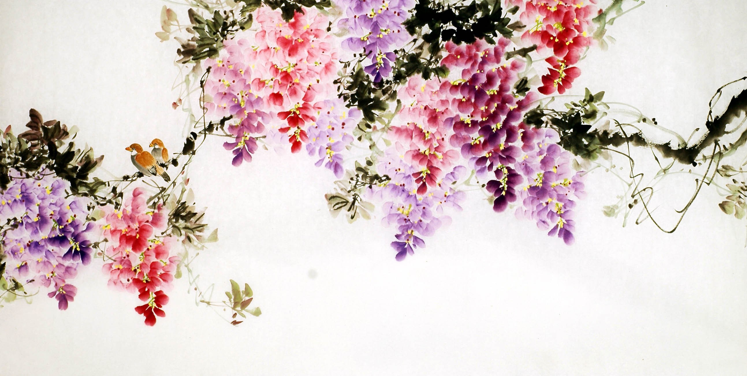 Chinese Flowers&Trees Painting - CNAG009034
