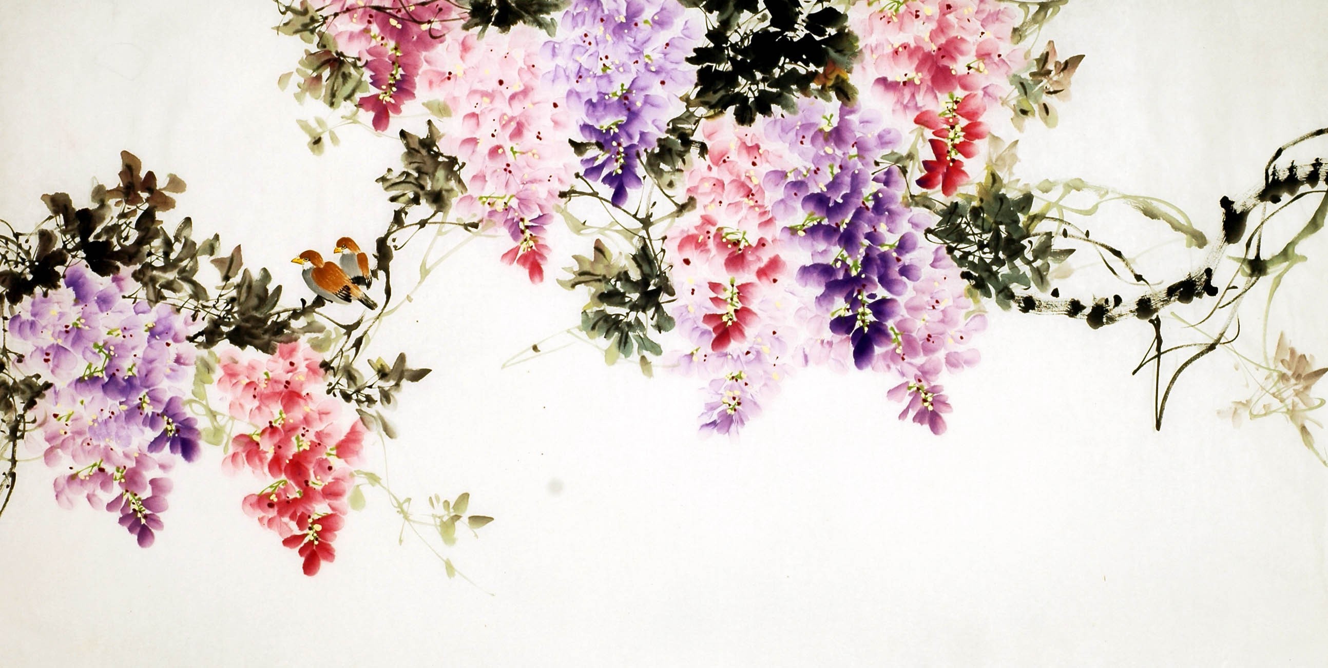 Chinese Flowers&Trees Painting - CNAG009035