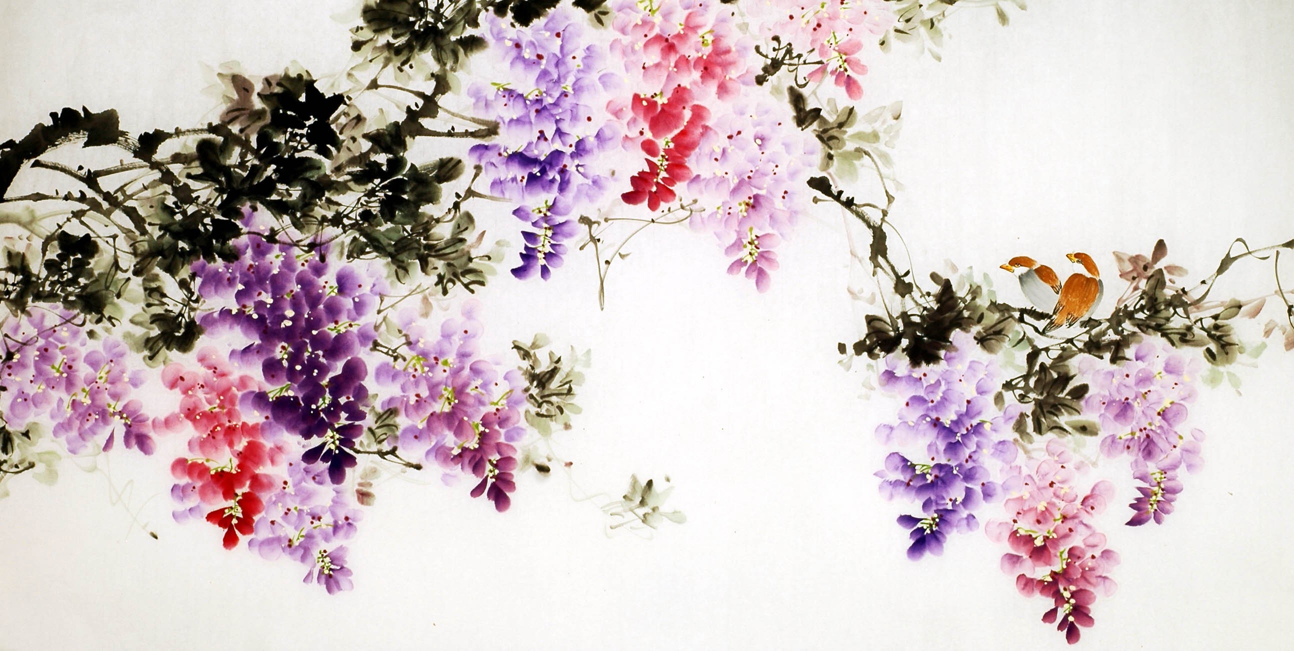 Chinese Flowers&Trees Painting - CNAG009037