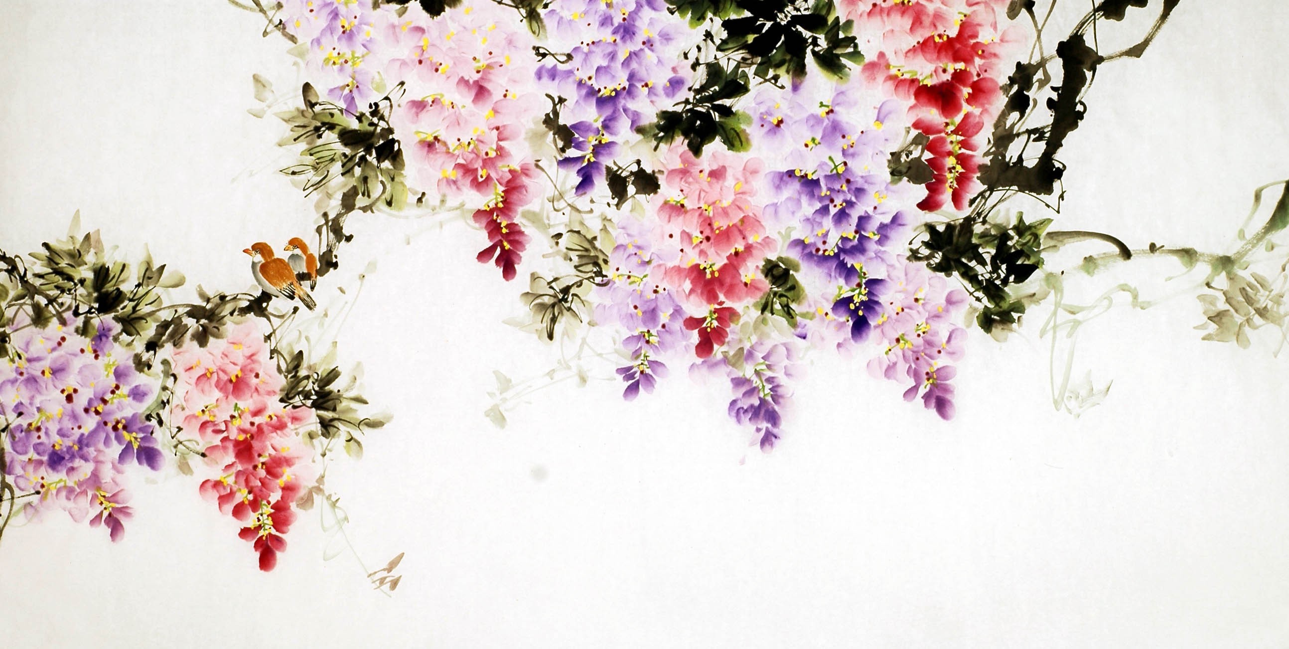 Chinese Flowers&Trees Painting - CNAG009038