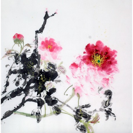 Chinese Peony Painting - CNAG009040