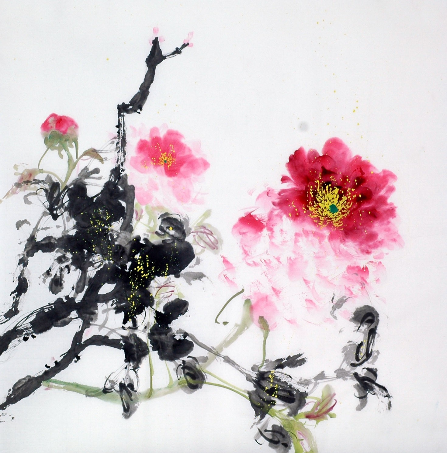 Chinese Peony Painting - CNAG009040