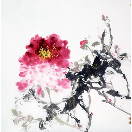 Chinese Peony Painting - CNAG009043