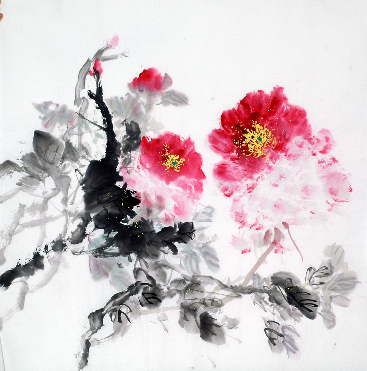 Chinese Peony Painting - CNAG009046