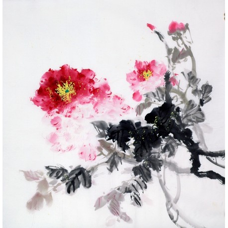 Chinese Peony Painting - CNAG009047