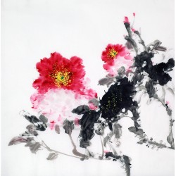 Chinese Peony Painting - CNAG009048