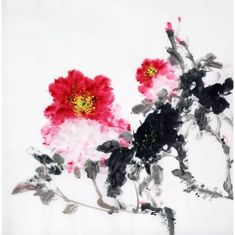 Chinese Peony Painting - CNAG009048