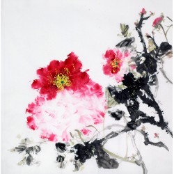 Chinese Peony Painting - CNAG009051