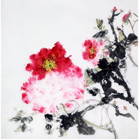 Chinese Peony Painting - CNAG009051