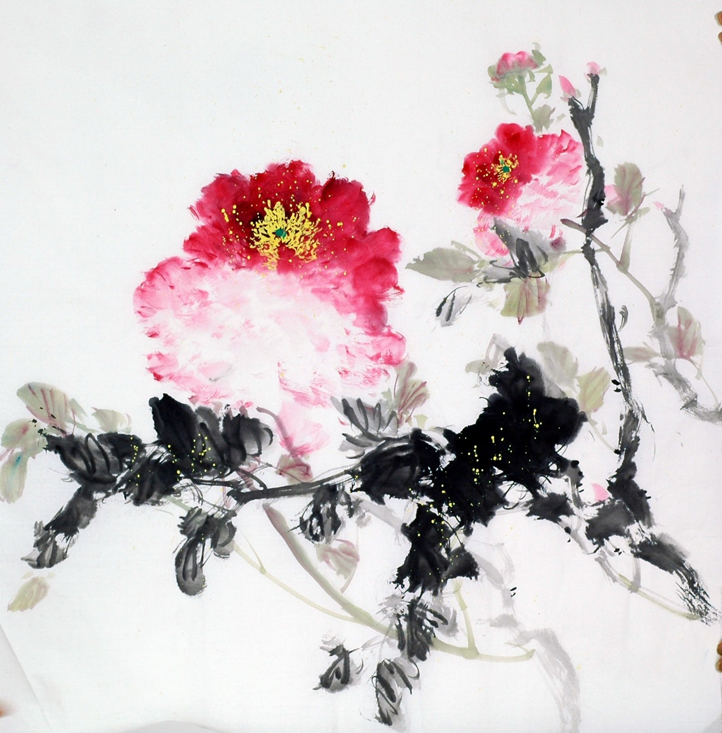 Chinese Peony Painting - CNAG009058