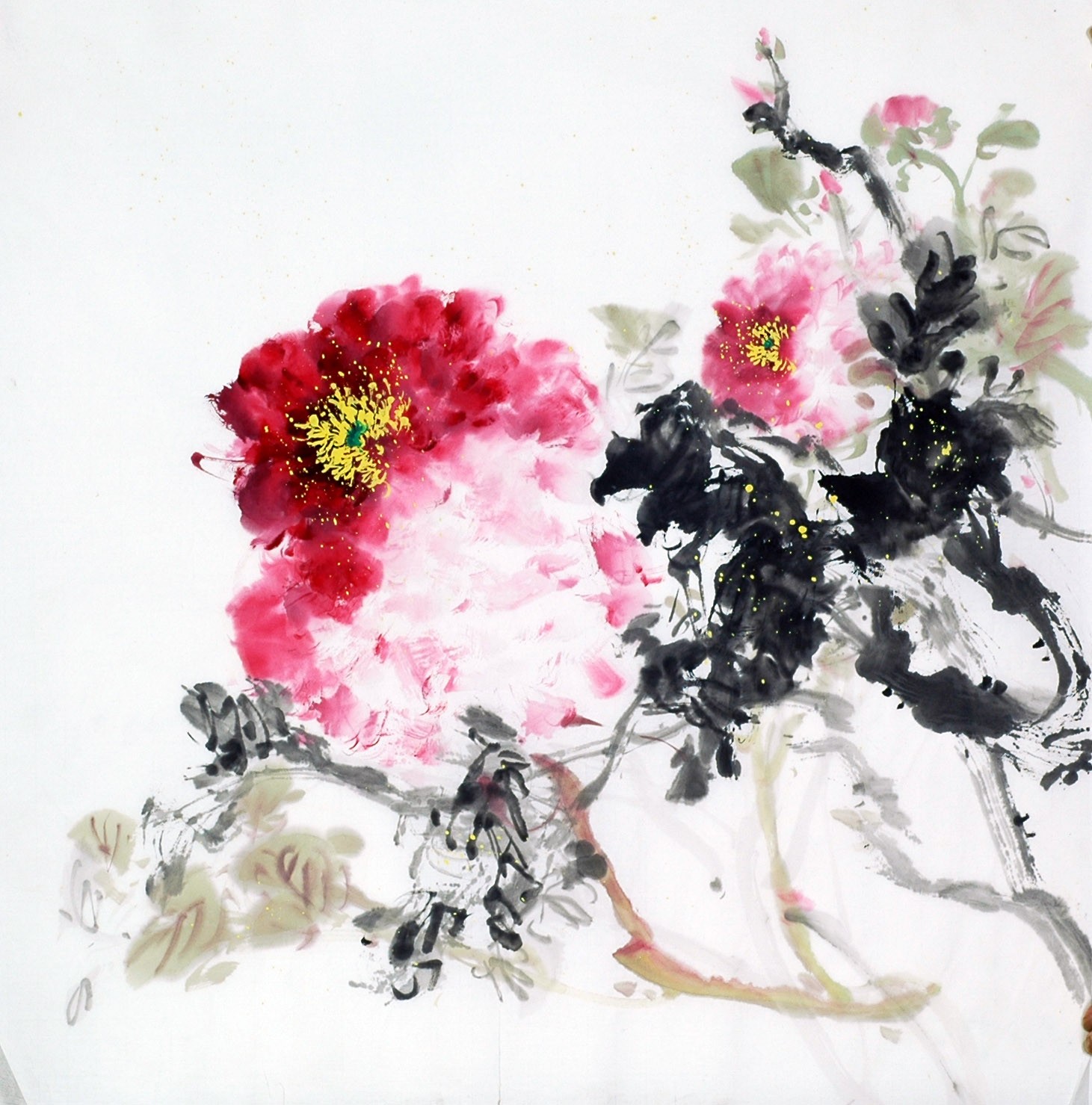 Chinese Peony Painting - CNAG009062