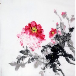 Chinese Peony Painting - CNAG009066
