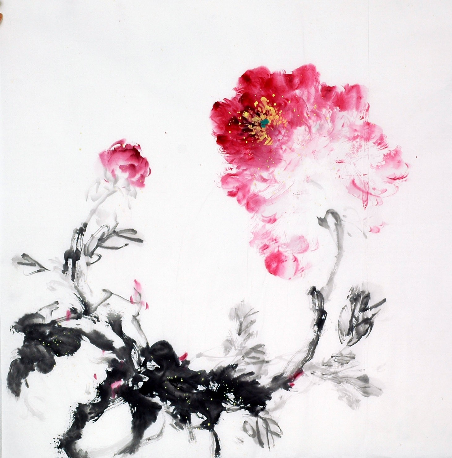 Chinese Peony Painting - CNAG009067