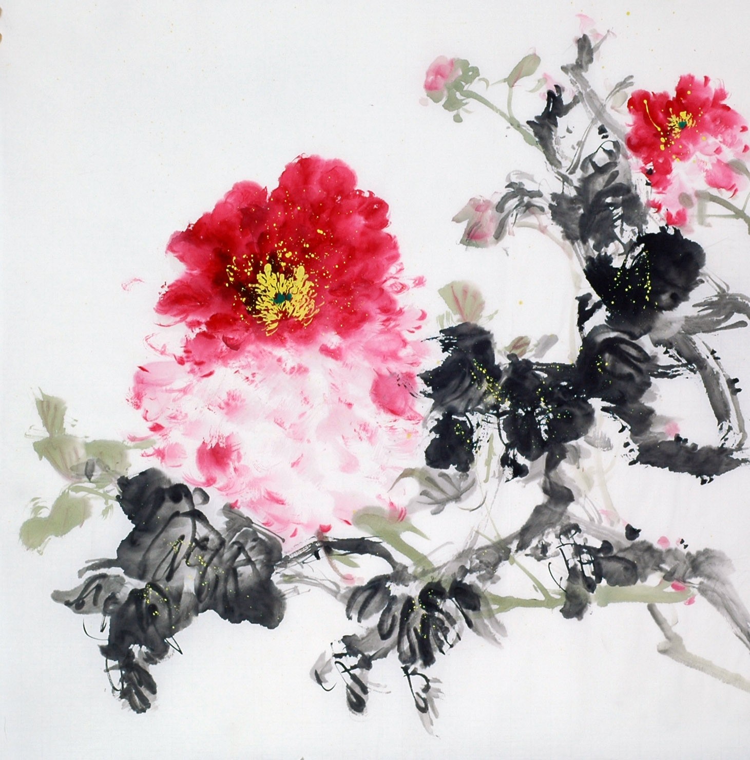 Chinese Peony Painting - CNAG009068
