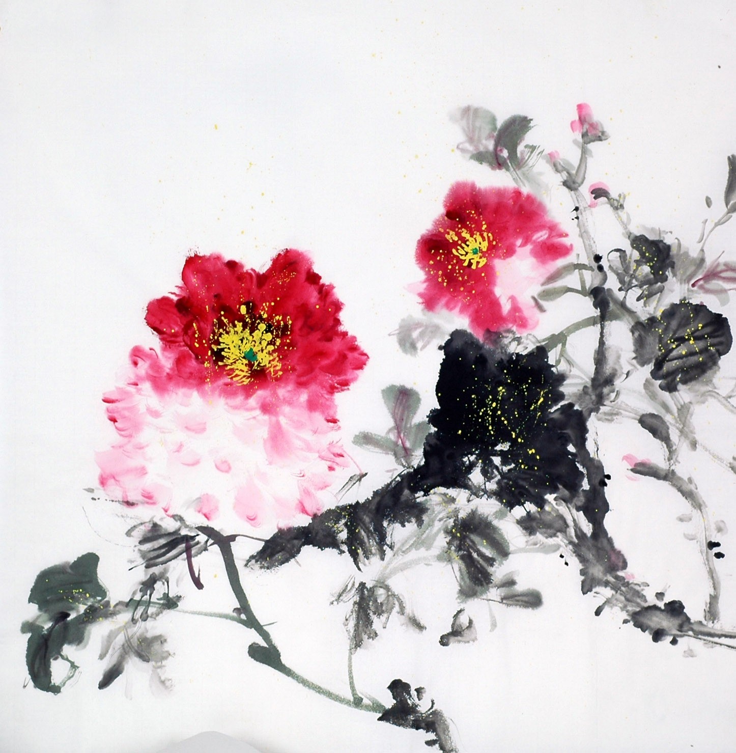 Chinese Peony Painting - CNAG009072