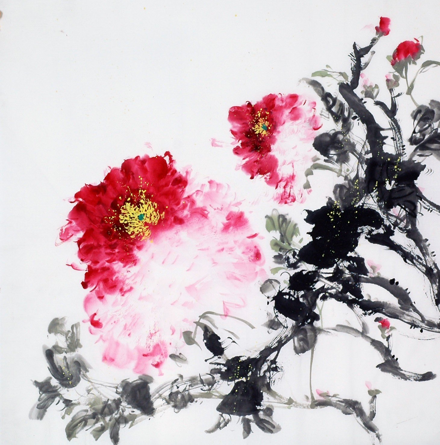 Chinese Peony Painting - CNAG009073