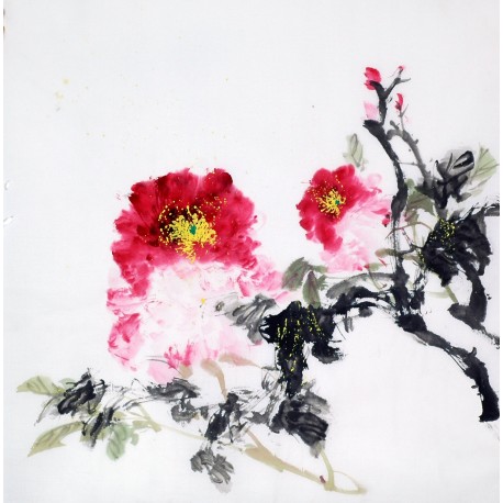 Chinese Peony Painting - CNAG009075