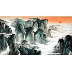 Chinese Landscape Painting - CNAG009077