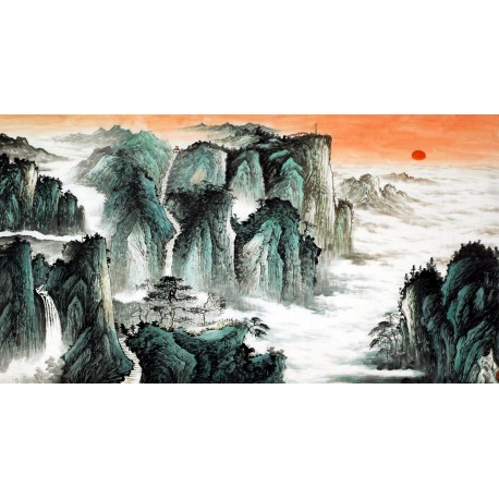 Chinese Landscape Painting - CNAG009077