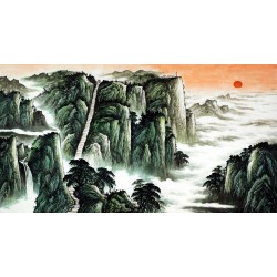 Chinese Landscape Painting - CNAG009078