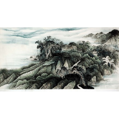 Chinese Landscape Painting - CNAG009081