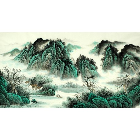 Chinese Landscape Painting - CNAG009085