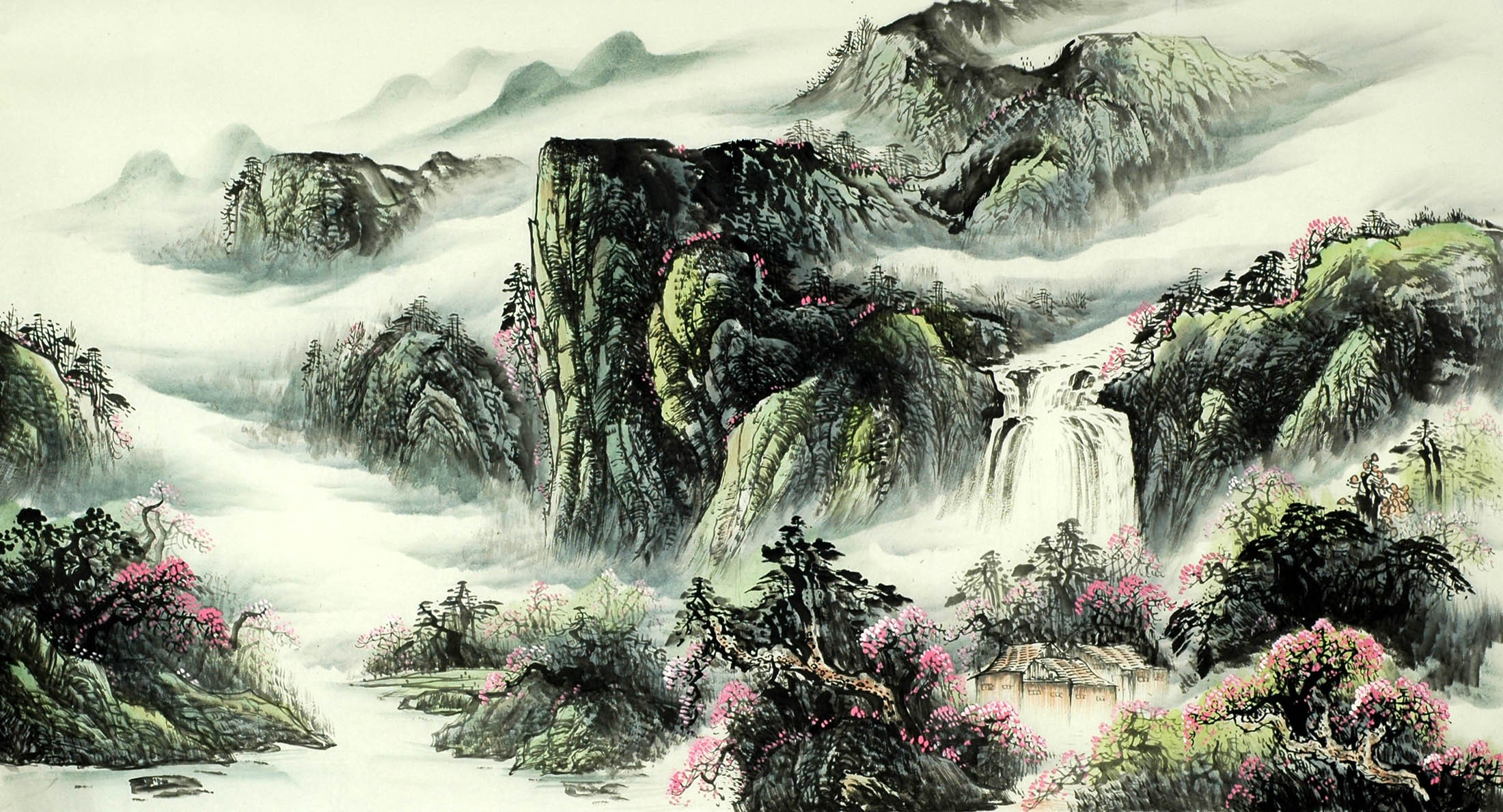 Chinese Landscape Painting - CNAG009088