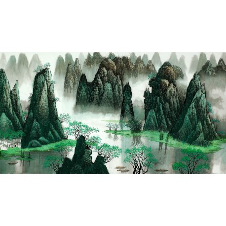 Chinese Landscape Painting - CNAG009090