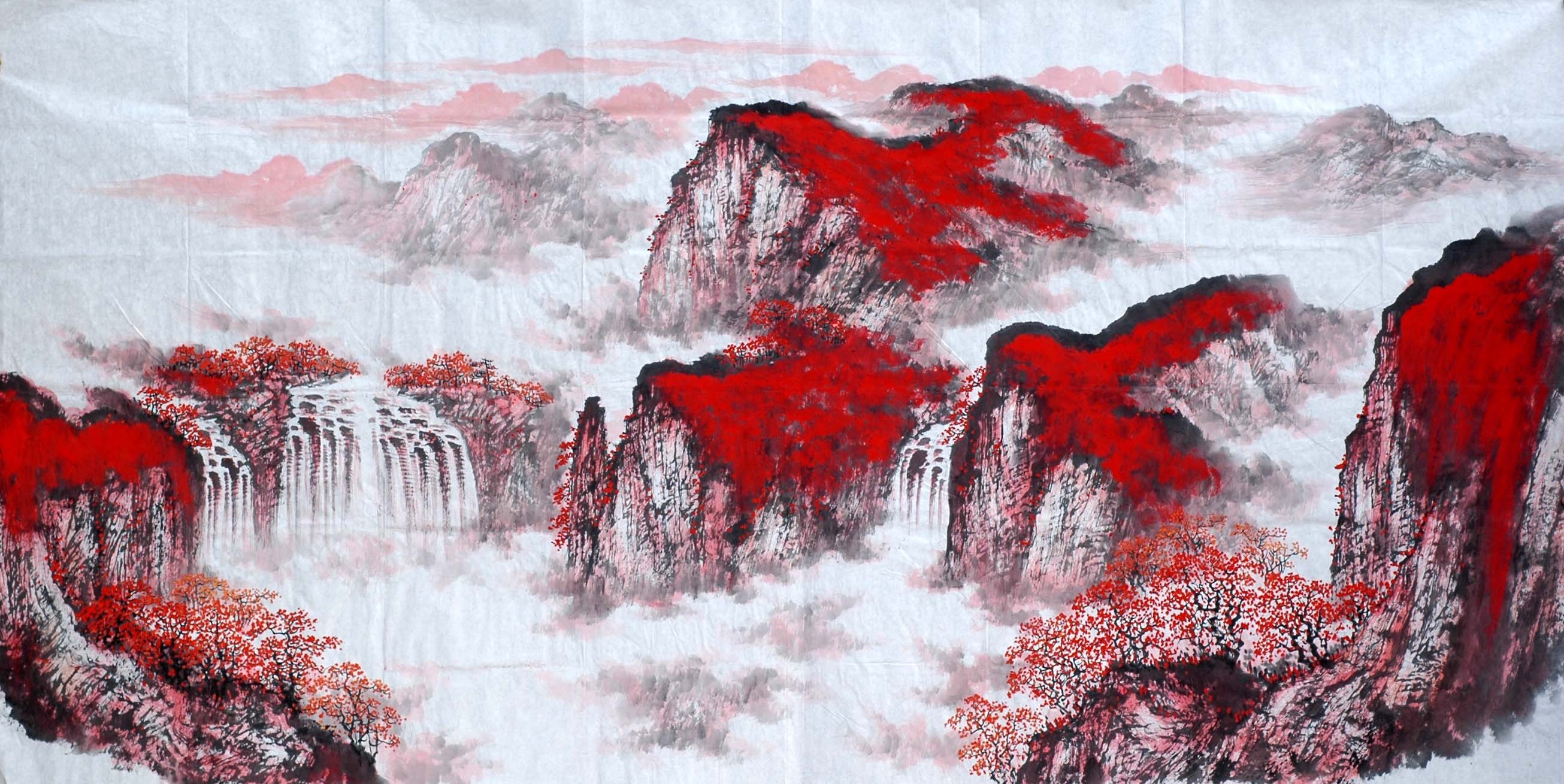 Chinese Landscape Painting - CNAG009092