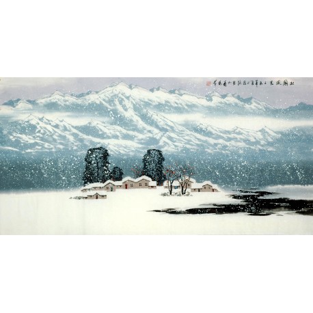 Chinese Aquarene Painting - CNAG009103