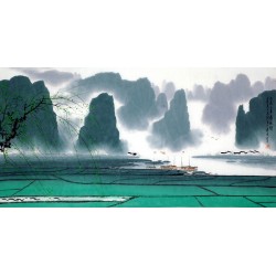 Chinese Aquarene Painting - CNAG009104