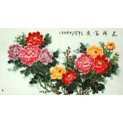 Chinese Peony Painting - CNAG009108