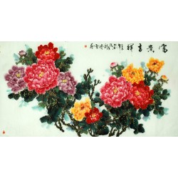 Chinese Peony Painting - CNAG009113