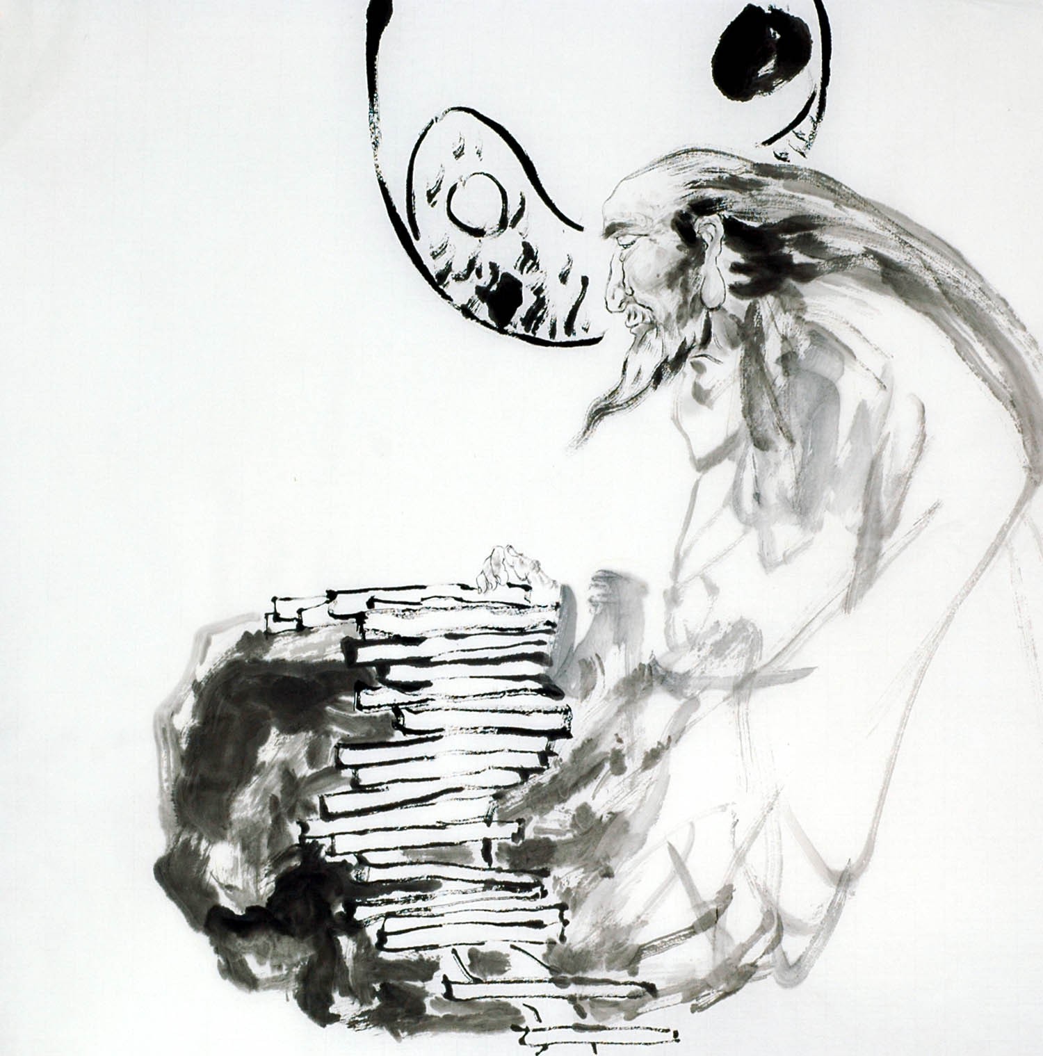 Chinese Figure Painting - CNAG009115