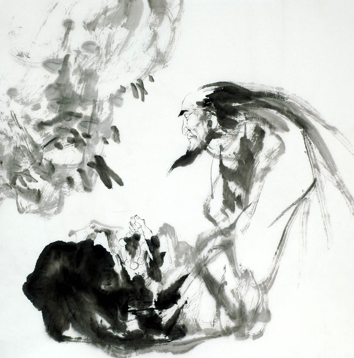 Chinese Figure Painting - CNAG009122