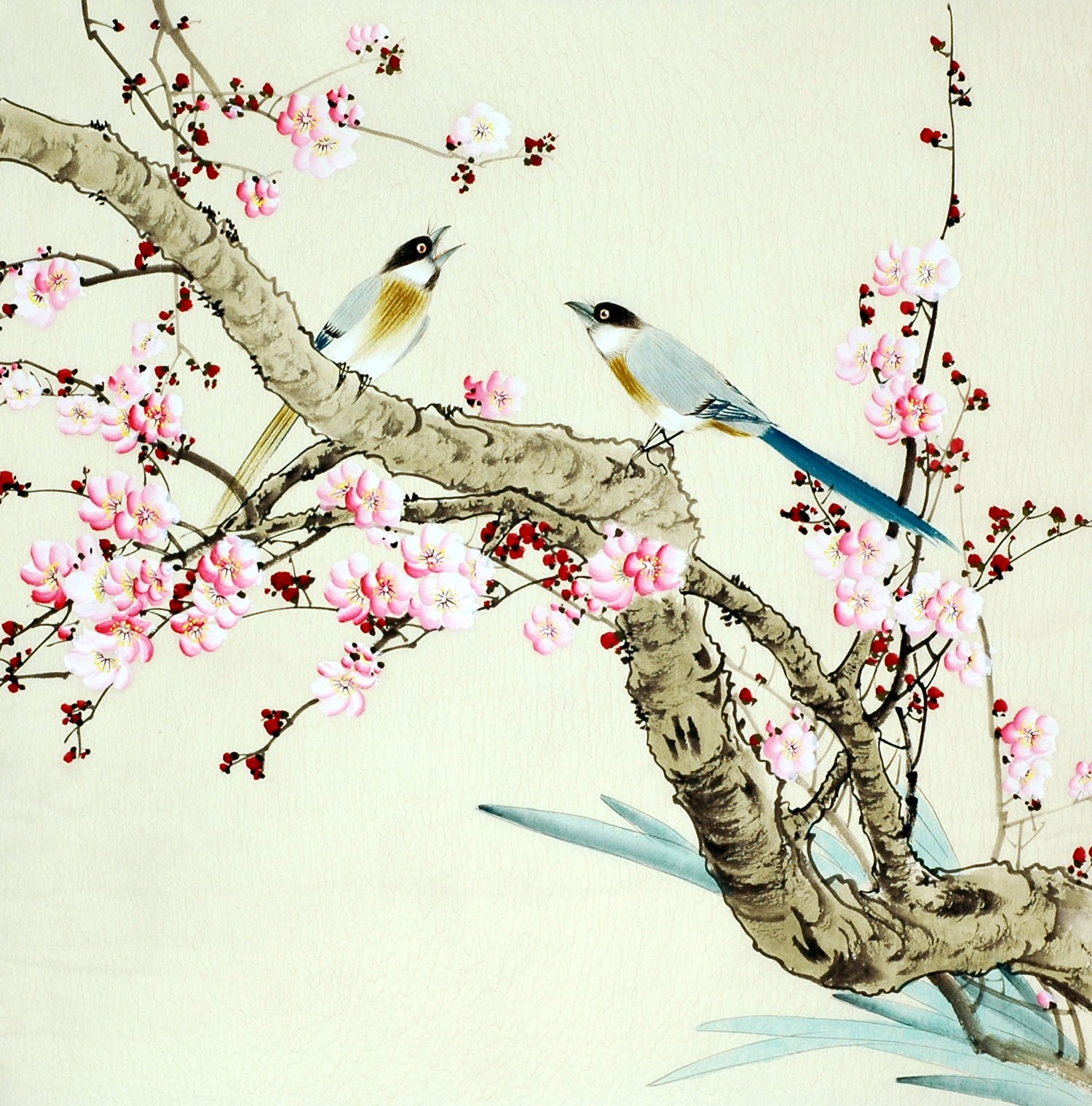 Chinese Flowers&Trees Painting - CNAG009128