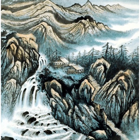 Chinese Landscape Painting - CNAG009129