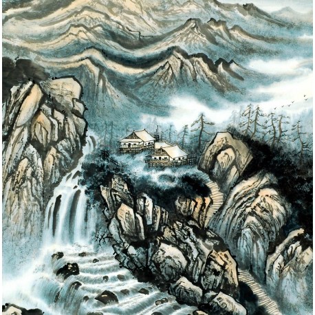 Chinese Landscape Painting - CNAG009130