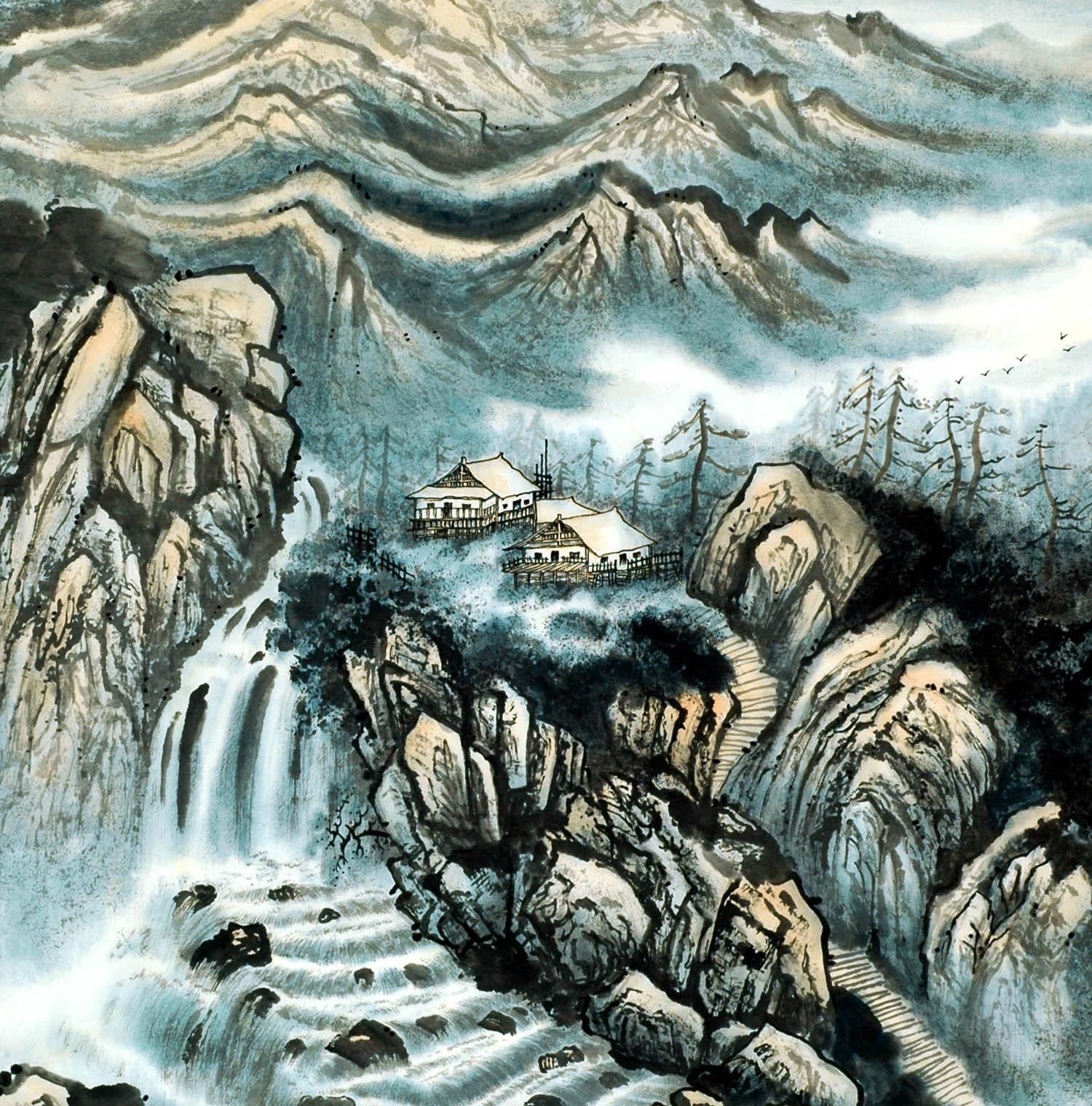 Chinese Landscape Painting - CNAG009130