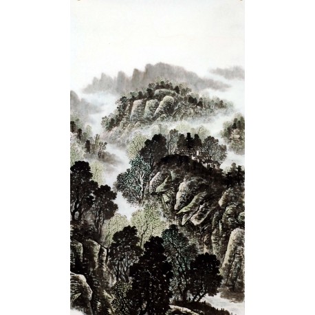 Chinese Landscape Painting - CNAG009132
