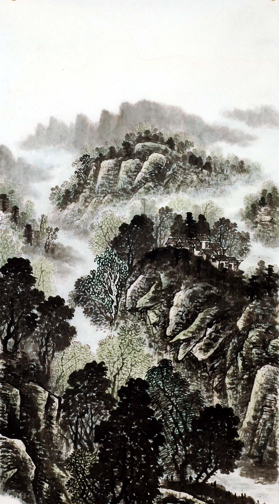 Chinese Landscape Painting - CNAG009132