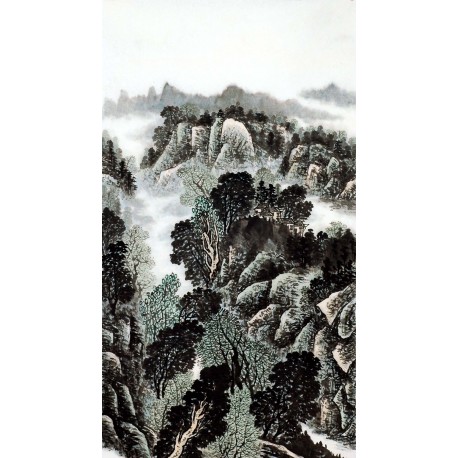 Chinese Landscape Painting - CNAG009134