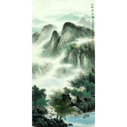 Chinese Landscape Painting - CNAG009136