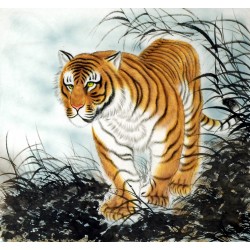 Chinese Tiger Painting - CNAG009139