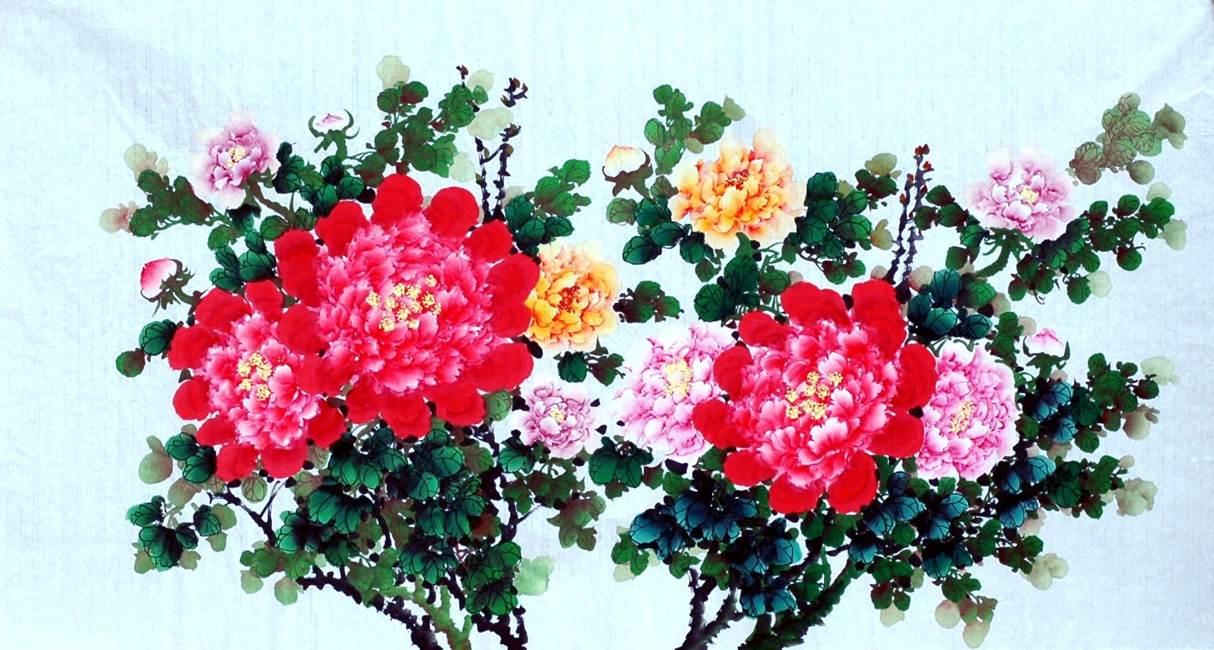 Chinese Peony Painting - CNAG009144